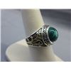 Image 2 : Man's Green Malachite ring