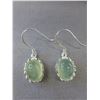 Image 1 : NEW - .925 Sterling Silver Prehnite earrings