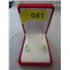 Image 2 : NEW - .925 Sterling Silver Prehnite earrings