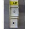 Image 2 : 2 x .925 Silver Chalcedony & Tanzanite Rings