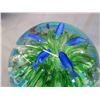 Image 2 : "Fish Bowl" Blown glass globe - controlled bubbles