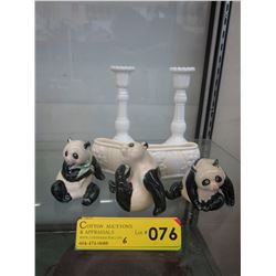 Glass & ceramic decorative objects