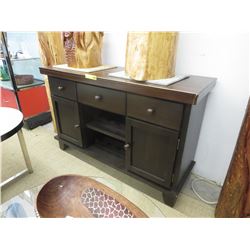 NEW - Condo Sized sideboard with wine storage rack