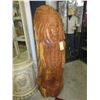 Image 1 : Cedar chainsaw carving - Native Warrior Chief