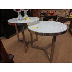 NEW - 2 Round coffee tables