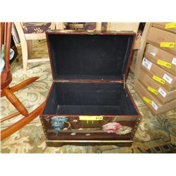 Small painted keepsake chest