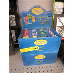 5 Boxes of gel fragrance candles