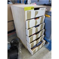 Storage drawer unit & contents