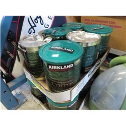 6 Cans of decaffeinated ground coffee