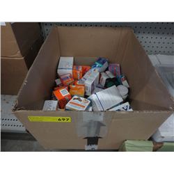 Box of OTC pharmaceutical products