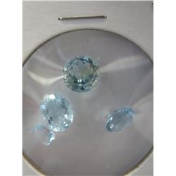 10.5 CTW of assorted cut Topaz gemstones