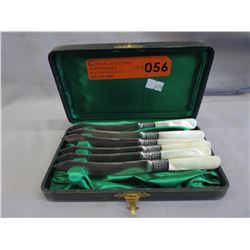 Vintage - Sterling banded fruit knives