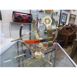 Brass sundial