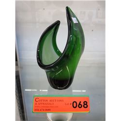 Mid Century cased glass Scandinavian vase