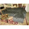 Image 1 : NEW - Microfiber Sofa Bed with Chaise End