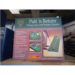 Used electronic indoor putting green