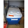 Image 1 : Rubbermaid rolling ice chest & contents