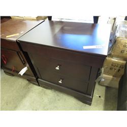 NEW - 2-Drawer Bedside Table
