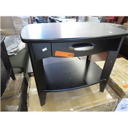 NEW - End Table with Drawer & Shelf