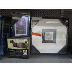 Wall art & floating wall boxes - 10 units