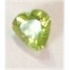 Image 1 : .80 *LARGE* CARAT GREEN PERIDOT GEMSTONE *BEAUTIFUL HEART CUT & FACETED* GEM!! GEMSTONE CAME OUT OF 