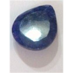 7.05 *RARE HUGE* CARAT BLUE SAPPHIRE GEMSTONE *BEAUTIFUL PEAR CUT & FACETED* GEM!! GEMSTONE CAME OUT