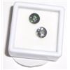 Image 1 : 2.00 PAIR *EXTREMELY RARE* CARAT MYSTIC GREEN TOPAZ GEMSTONES *BEAUTIFUL ROUND CUTS & FACETED* GEMS 