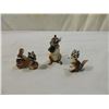 Image 1 : LOT 3 KELVINS BONE CHINA SQUIRREL FIGURES