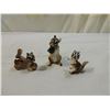 Image 2 : LOT 3 KELVINS BONE CHINA SQUIRREL FIGURES