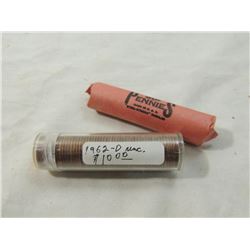 LOT 2 FULL ROLLS PENNIES
