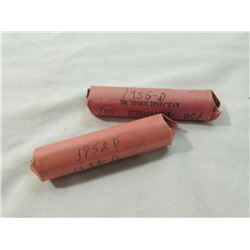 LOT 2 FULL ROLLS PENNIES