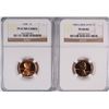 Image 1 : LINCOLN CENTS: 1959 NGC PF-67 RED CAMEO & 1960 LARGE DATE , NGC  PF--68 RED