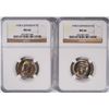 Image 1 : LOT OF ( 2 ) 1938-D JEFFERSON NICKELS, NGC  MS-66