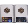 Image 2 : LOT OF ( 2 ) 1938-D JEFFERSON NICKELS, NGC  MS-66