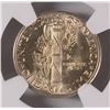 Image 3 : 1943-D MERCURY DIME, NGC MS-66 FULL BANDS