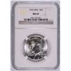 Image 1 : 1965 SMS KENNEDY HALF DOLLAR, NGC MS-67