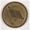 Image 1 : 1863 CIVIL WAR TOKEN (THE FLAG OF OUR UNION)