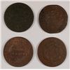 Image 2 : (4) LARGE CENTS (03, 07/6, 16, 19)