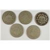 Image 1 : (5) SHIELD NICKELS (66, 67, 68, 73, 74)