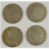 Image 1 : (4) V-NICKELS (83 N/C, 01, 02, 11)