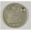 Image 1 : 1875 TWENTY CENT PC (DAMAGED)