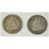 Image 1 : 1876-CC & 1877-CC SEATED QUARTERS