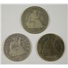 Image 1 : (3) SEATED QUARTERS (39, 53, 54)