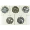 Image 2 : (5) PROOF FRANKLIN HALF DOLLARS (58, 59, 60, 61, 62)