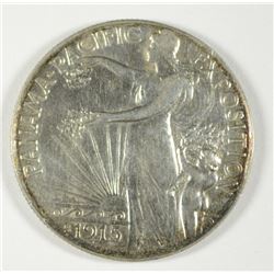 1915 PANAMA PACIFIC COMMEN HALF DOLLAR XF/AU