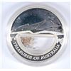 Image 1 : 2009 TREASURES OF AUSTRALIA DIAMONDS ONE OUNCE SILVER COIN FROM THE PERTH MINT