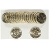 Image 1 : ORIGINAL GEM BU ROLL OF 1959-D FRANKLIN HALF DOLLARS