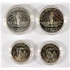 Image 2 : (2) PROOF 1986 STATUE OF LIBERTY  2-pcs SETS: SILVER DOLLARS & CLAD HALF DOLLARS