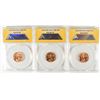 Image 2 : 3 - 1957D 1C LINCOLN CENT ANACS MS66RD
