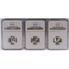 Image 1 : LOT OF ( 3 ) 1953-S ROOSEVELT DIMES, NGC MS-65 FULL TORCH